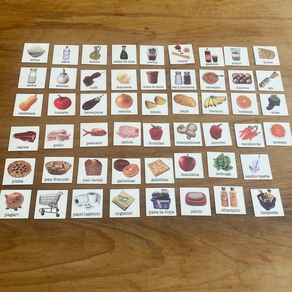 52 x Spanish Words Magnets - Picture 3 of 6